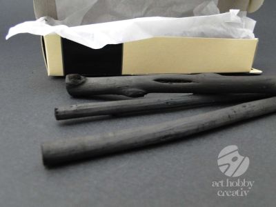 Carbune naturale de desen PANNON - set/6buc 