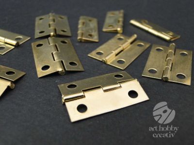 Balamale aurii drepte 25mm - set/10buc