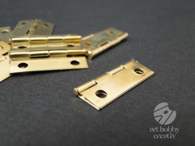 Balamale aurii drepte 25mm - set/10buc