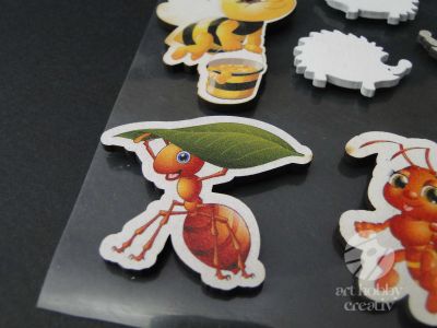Figurine decorative autoadezive set/15buc