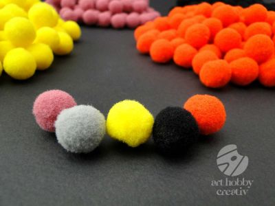 Pompoane colorate Ø1cm set/120buc