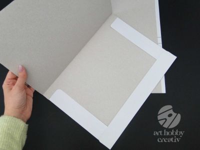 Dosar din carton A4 - plic/cu sina
