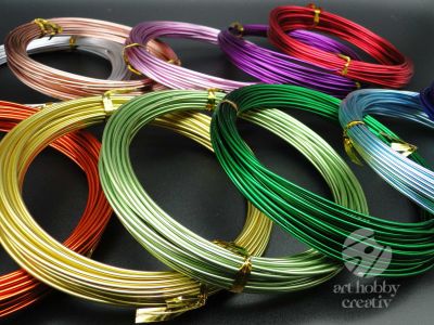 Sarma aluminiu color - 1,5mm/10m