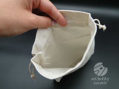 Saculet in cu snur - 17x22cm