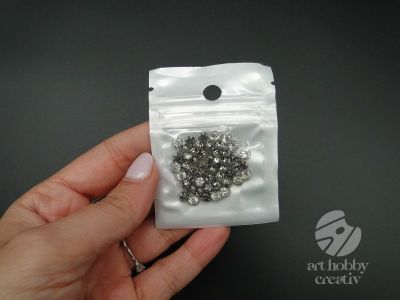 Strasuri de cusut - diamant 5mm set/50buc