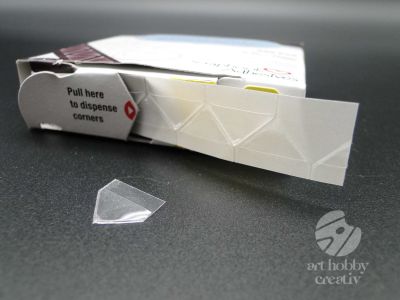Coltare sticker pentru fotografii - transparent set/250buc