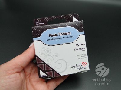 Coltare sticker pentru fotografii - transparent set/250buc