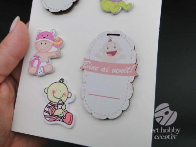 Etichete cu mesaj - Nou Nascuti set/5buc