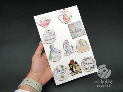 Etichete cu mesaj set/10buc