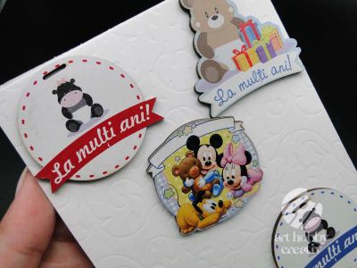 Etichete cu mesaj - La Multi Ani set/5buc