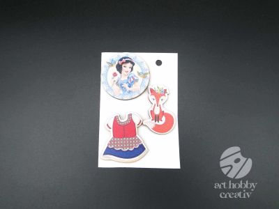 Figurine lemn set/3buc