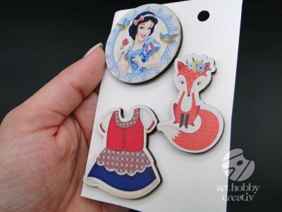 Figurine lemn set/3buc