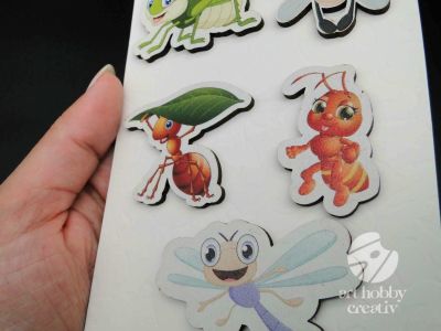 Figurine lemn - insecte set/5buc