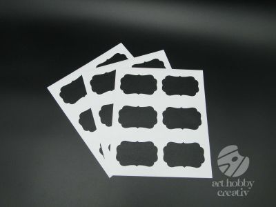 Etichete autoadezive tip tabla de scris set/18buc
