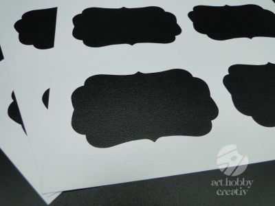 Etichete autoadezive tip tabla de scris set/18buc