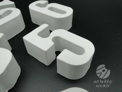 Cifre din ipsos 6cm
