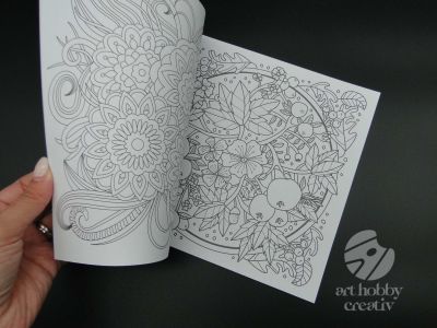 Carte de colorat Mandala - Natura 24 pagini