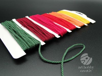 Sfoara bumbac color - Nuante de toamna set/6nuante