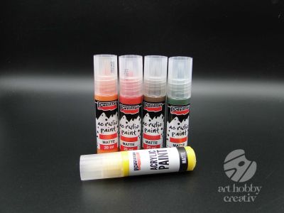 Vopsea acrilica mat Pentart 20ml - Nuante de toamna set/5buc