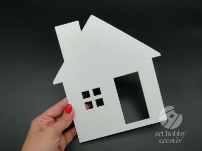 Forma placaj grunduita - casa 19,5cm