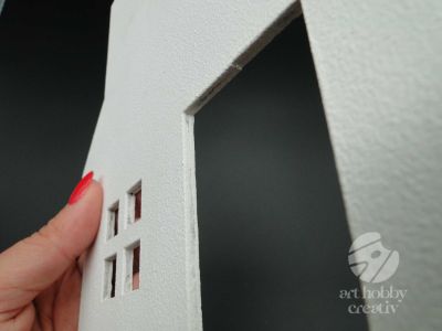 Forma placaj grunduita - casa 19,5cm