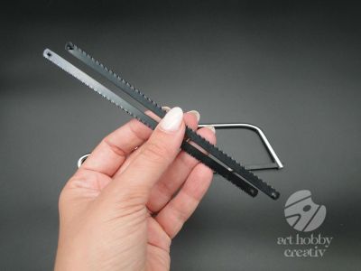 Fierastrau de metal cu lame de rezerva - 15cm