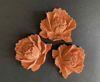Mulaj silicon 3D - trandafir 8,5cm mod.2