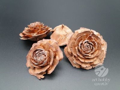 Floare de cedru 5cm - set/4buc