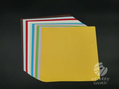 Hartie origami 21x21cm/100 coli asortate