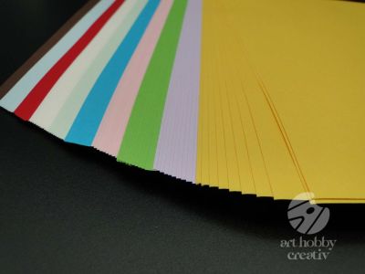 Hartie origami 21x21cm/100 coli asortate