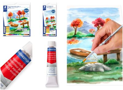 Vopsea acuarela - Staedler set/24buc