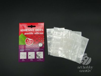 Buline dublu adezive din silicon set/120buc