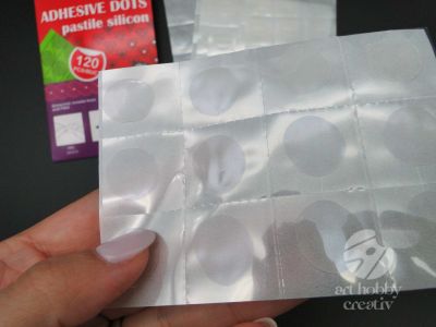 Buline dublu adezive din silicon set/120buc