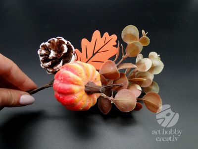 Crenguta decor de toamna 24cm
