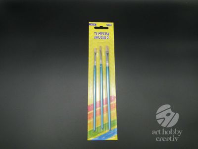 Pensule late aspre nr.4/6/8 - set/3buc