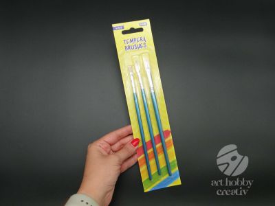 Pensule late aspre nr.4/6/8 - set/3buc