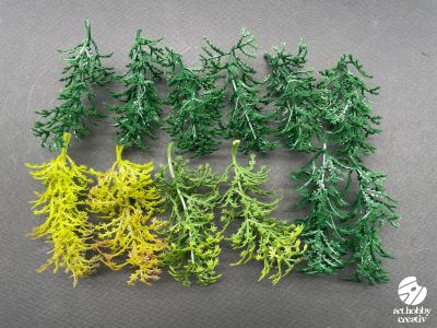 Crengute Decorative Miniaturale din Verdeata Artificiala (Set 12 bucati)