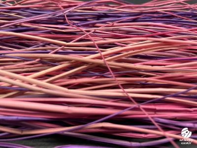 Fire Naturale Tangi Colorat (Roz / Violet) 20 cm (Set 10 g)