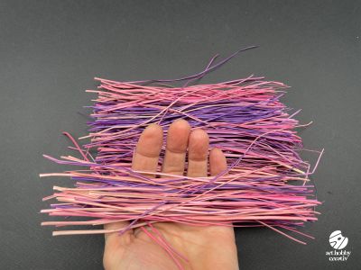 Fire Naturale Tangi Colorat (Roz / Violet) 20 cm (Set 10 g)