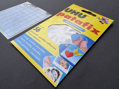 Tablete dublu adezive transparente - UHU patafix