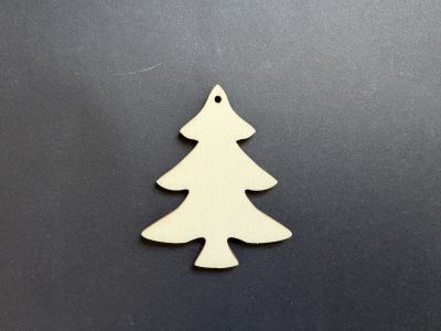 Figurina lemn - brad - 8cm