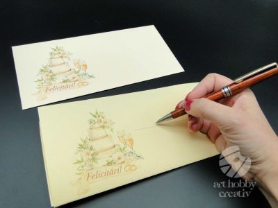 Plic pentru bani sau card cadou - Nunta