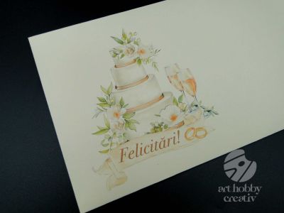 Plic pentru bani sau card cadou - Nunta