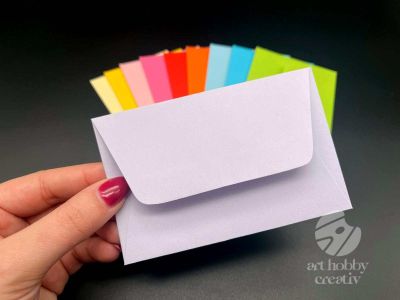 Plicuri color pentru carti de vizita 11cm - set/in diferite cantitati