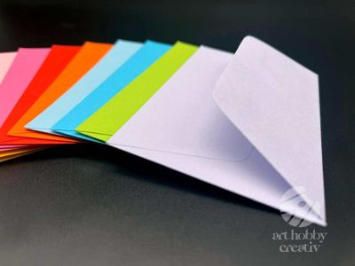 Plicuri color pentru carti de vizita 11cm - set/in diferite cantitati