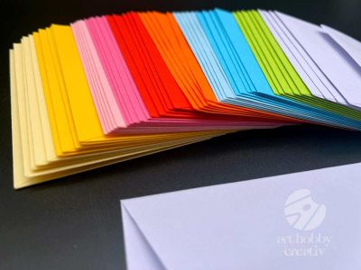 Plicuri color pentru carti de vizita - 10 nuante - in cantitati de 10 sau 50 buc.