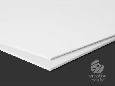 Placa PVC expandat FOREX - alb – 76x50cm dif. grosimi