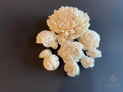 Set Capete de Crizantemă Ming – Mix 3 Dimensiuni (9 bucăți)