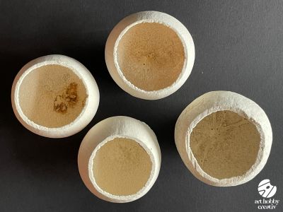 Bell Cup (Natural) – Set 4 bucați, Alb
