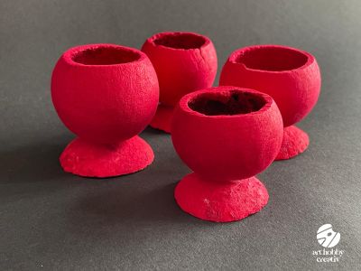 Bell Cup (Natural) – Set 4 bucati, Rosu